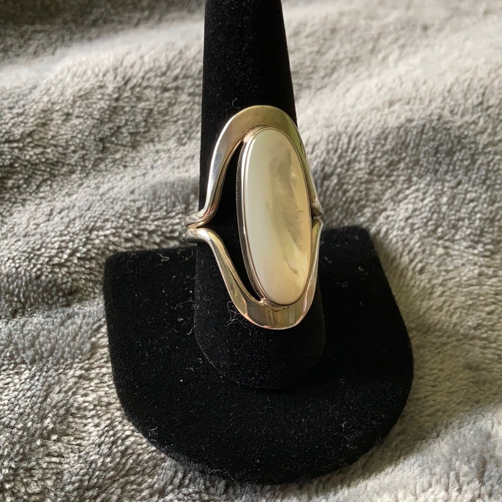 Sterling Silver and Moonstone Ring